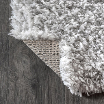 Aydin Solid Plush Shag Area Rug